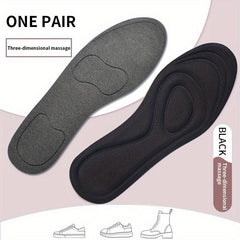4D Memory Foam Orthopedic Insoles Nano Antibacterial Deodorization Sport Running