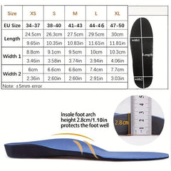 Orthotics Insoles for Foot Pain Relief and Arch Support