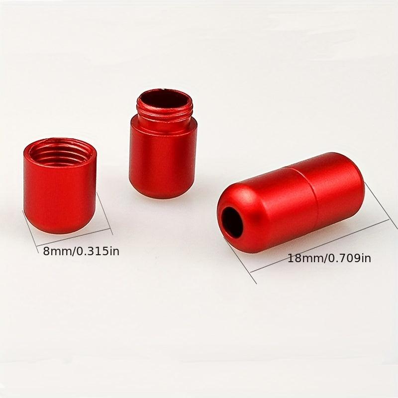 2pcs Aluminum Colorful Metal Shoelace Buckles