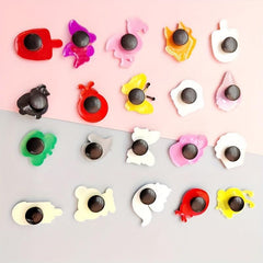 20pcs Random Cartoon Shoe Charms For Clog Sandals