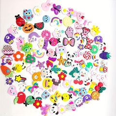 20pcs Random Cartoon Shoe Charms For Clog Sandals