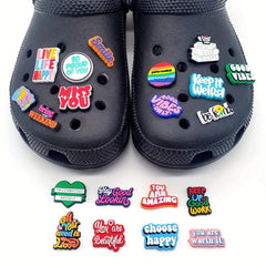 20pcs Random Cartoon Shoe Charms For Clog Sandals