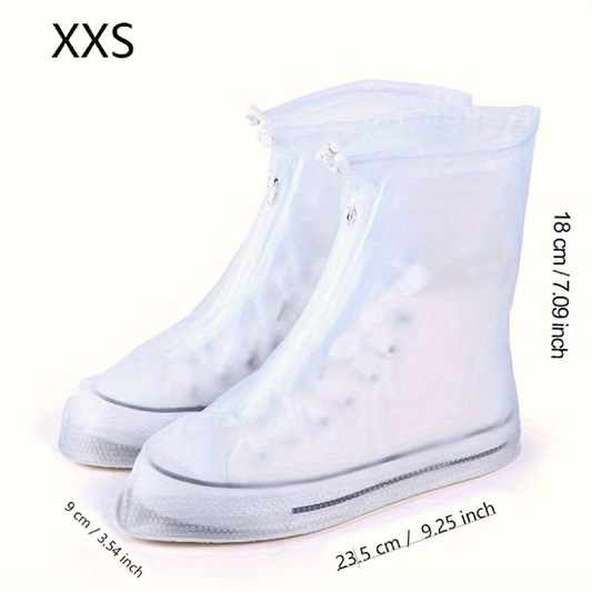1 Pair Waterproof Rain Boot Covers Non-slip Reusable Foldable