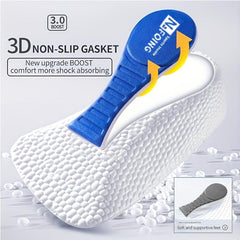 Memory Foam Height Increase Insoles Arch Support Orthopedic Shoe Pads