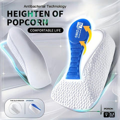 Memory Foam Height Increase Insoles Arch Support Orthopedic Shoe Pads