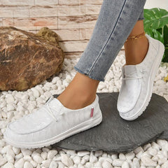 Women's Flat Mesh Loafers Casual Slip On Shoes