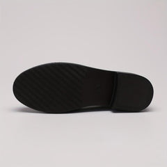 Women's Metal Decor Chunky Loafers Slip On Shoes