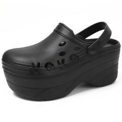 Women's Platform Hollow Out Clogs Lightweight Non Slip Beach Sandals
