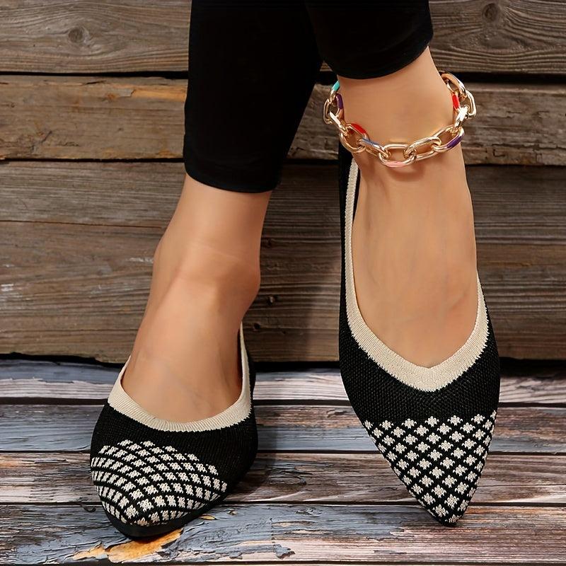 Women's Breathable Flat Casual Shoes Lightweight Walking Shoes