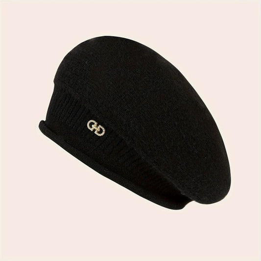 Women's Winter Knitted Beret Wool Hat