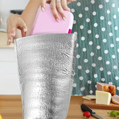 10pcs Insulated Thermal Shopping Bags Waterproof Portable Reusable