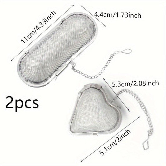 Stainless Steel Infuser for Loose Tea and Spices - Fine Mesh Strainer
