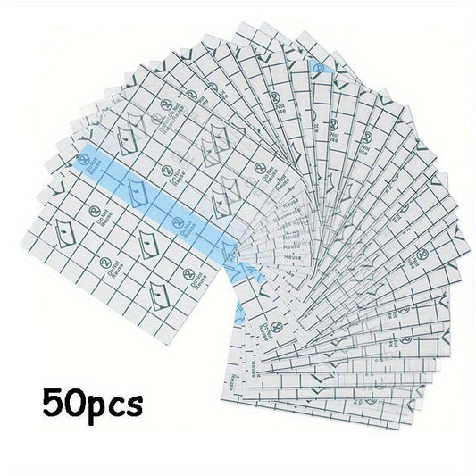 50pcs Waterproof Elastic Bandage Transparent Protective Film