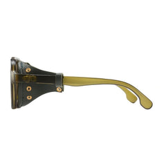 KEITHION Steampunk Style Round Vintage Sunglasses