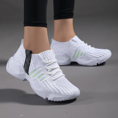 Women's Outdoor Running Shoes Lace up Casual Sports Sneakers