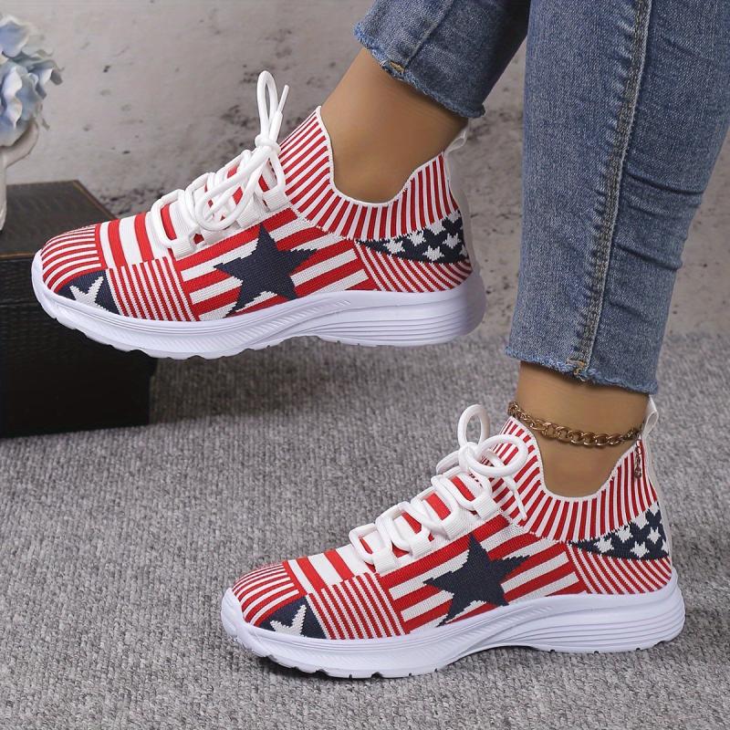 Women's Mesh Tennis Sports Shoes Lightweight Non slip Travel Shoes