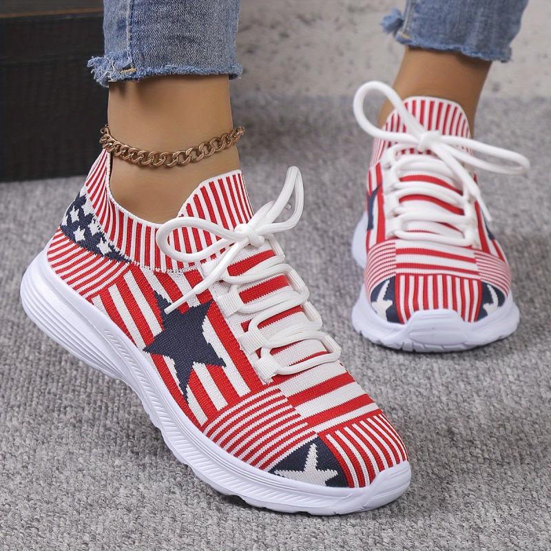 Women's Mesh Tennis Sports Shoes Lightweight Non slip Travel Shoes