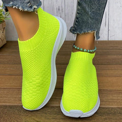Women's Comfort Slip-on Walking Shoes Mesh Outdoor Sports Sneakers