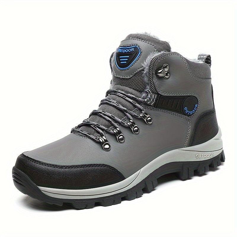 Men's Hiking Boots Plush Lining Non Slip Snow Boots