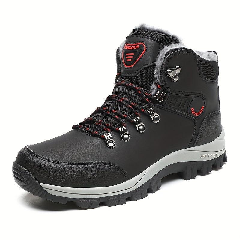 Men's Hiking Boots Plush Lining Non Slip Snow Boots