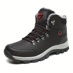 Men's Hiking Boots Plush Lining Non Slip Snow Boots