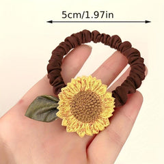 Sunflowers Hair Tie Hair Bands Scrunchies Hair Accessories