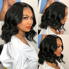 Short Curly Wig Natural Shaggy Wavy Matte Silk Synthetic Curl