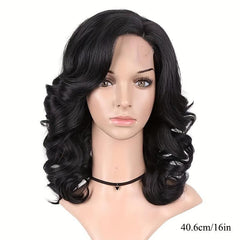 Short Curly Wig Natural Shaggy Wavy Matte Silk Synthetic Curl