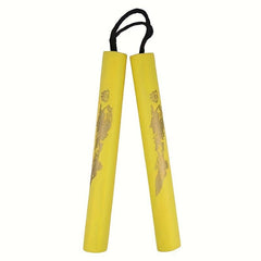 Multicolor Dragon Print Nunchaku Foam Toy Self Defense Training Martial Arts