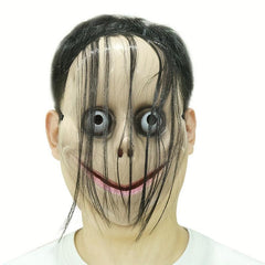 Men's Halloween Mask Tricky Masquerade Haunted House Prop Funny Headgear