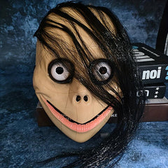 Men's Halloween Mask Tricky Masquerade Haunted House Prop Funny Headgear