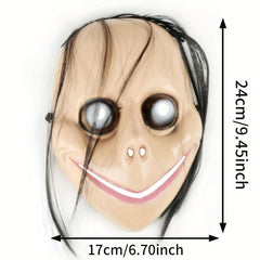 Men's Halloween Mask Tricky Masquerade Haunted House Prop Funny Headgear