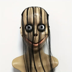 Men's Halloween Mask Tricky Masquerade Haunted House Prop Funny Headgear