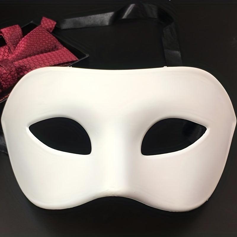 Men's Masquerade Ball Mask Handsome Half Face Plastic Decoration