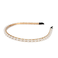 Faux Pearl Headband Retro Hair Headdress