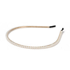 Faux Pearl Headband Retro Hair Headdress