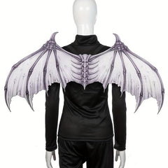 Foldable Non-Woven Devil Bone Wings for Halloween Carnival Ball