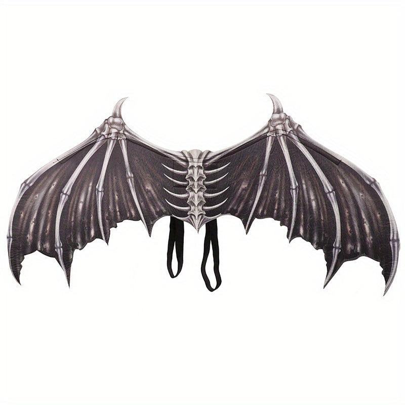 Foldable Non-Woven Devil Bone Wings for Halloween Carnival Ball