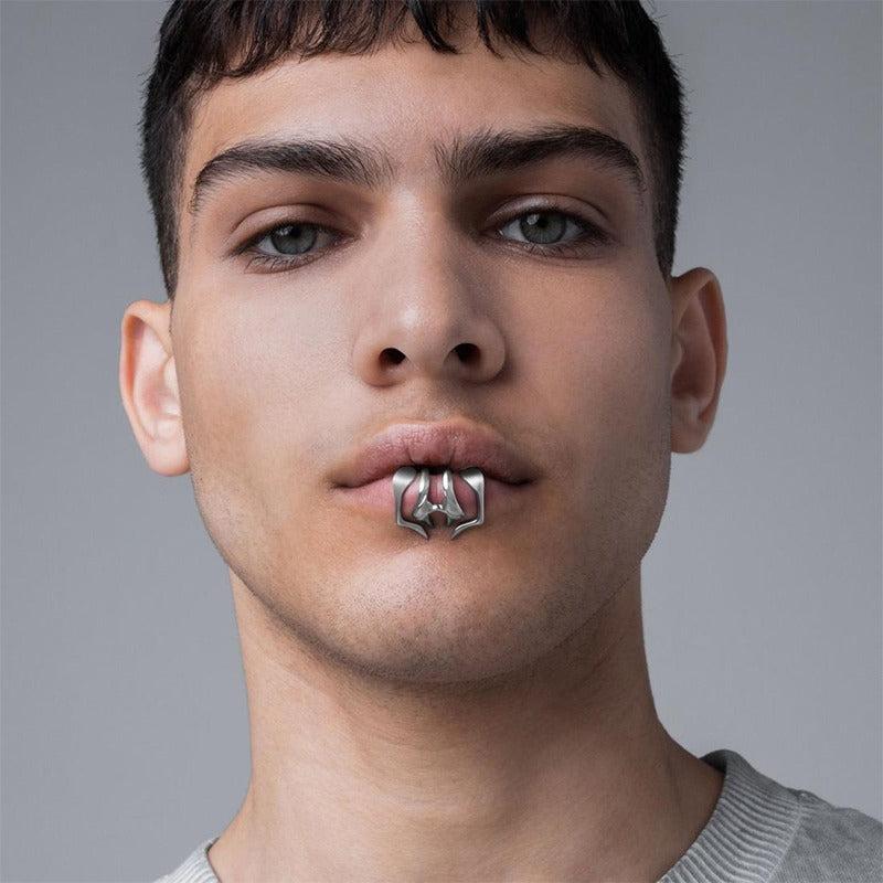 Punk Style Copper Lip Clip for Men Women