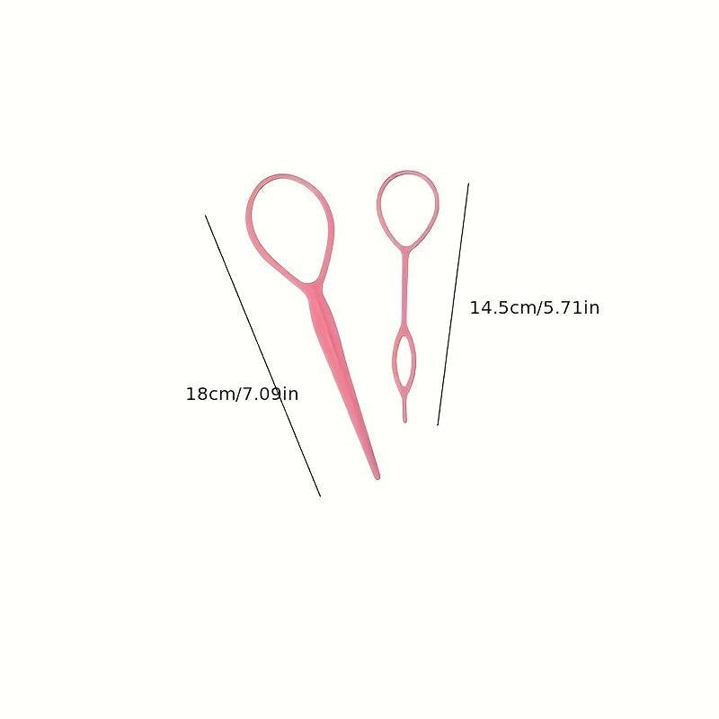 2pcs Hair Styling Hair Tool Hair Loop Hair Accessories Sets