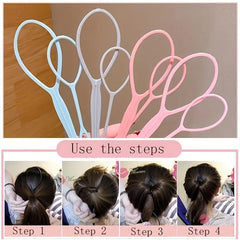 2pcs Hair Styling Hair Tool Hair Loop Hair Accessories Sets
