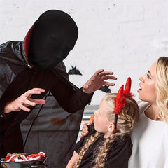 2 Spandex Hood Halloween Face Mask Unisex Masquerade Costume Adult Faceless