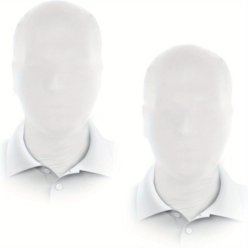 2 Spandex Hood Halloween Face Mask Unisex Masquerade Costume Adult Faceless