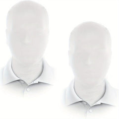 2 Spandex Hood Halloween Face Mask Unisex Masquerade Costume Adult Faceless