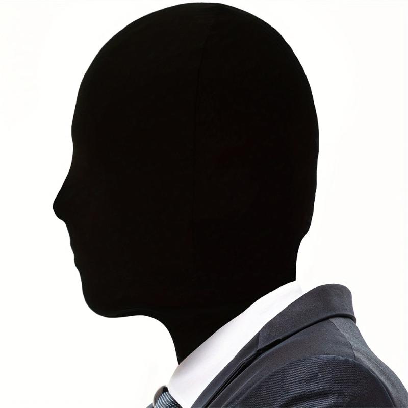 2 Spandex Hood Halloween Face Mask Unisex Masquerade Costume Adult Faceless