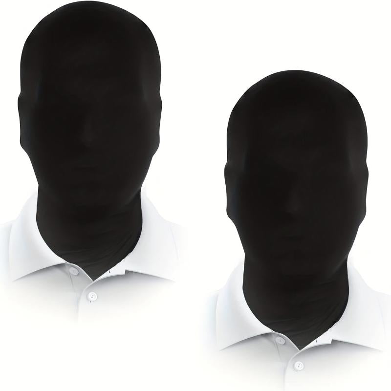 2 Spandex Hood Halloween Face Mask Unisex Masquerade Costume Adult Faceless