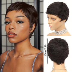 Short Hair Pixie Wigs Layered Short Hair Wigs For Women