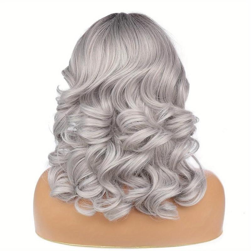 Shoulder Length Loose Wave Wig Synthetic Woven Wig
