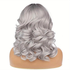 Shoulder Length Loose Wave Wig Synthetic Woven Wig