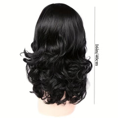 Shoulder Length Loose Wave Wig Synthetic Woven Wig